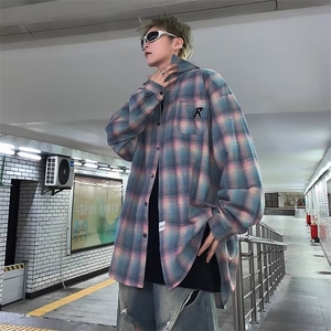 潮流男衬衫潮新款简约百搭时尚标准长袖原宿夏季气质文艺青春图片