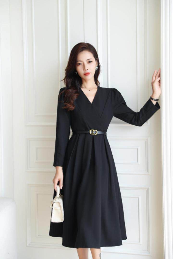 气质连衣裙，女装连衣裙，蓝芝衣秀