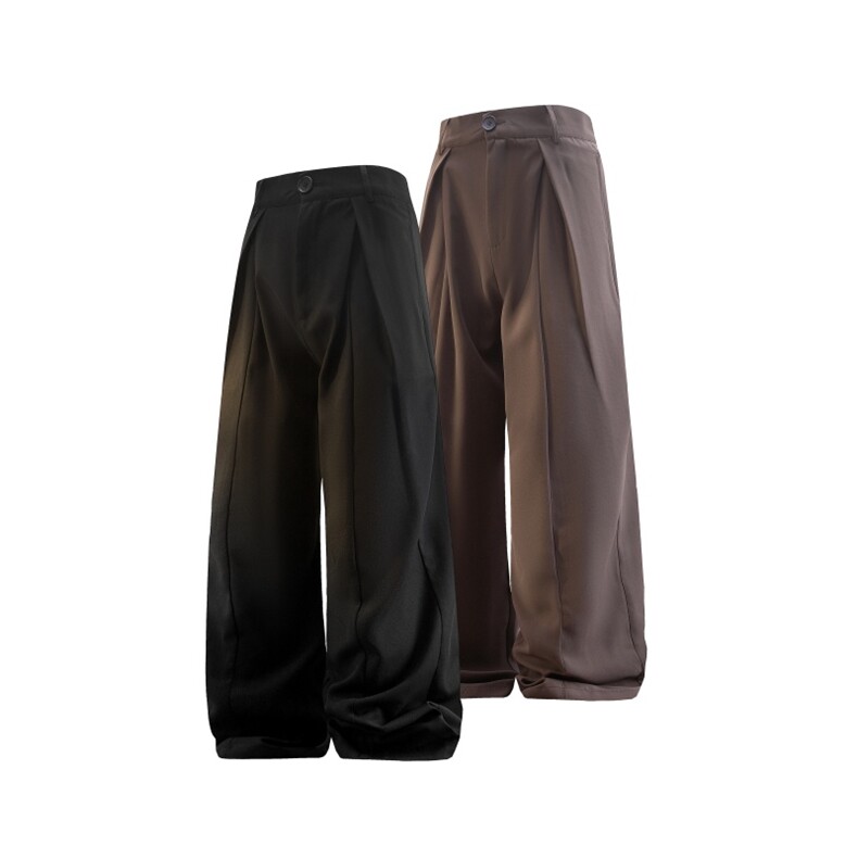 K2609/P45春装新款现货垂感西裤男大码宽松潮直筒裤长裤子，男装西裤，电商A141