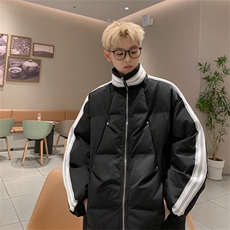 特P95控158168三条杠棉服冬外套情侣格子棉衣立领面包服MY243，男装棉衣，电商B370