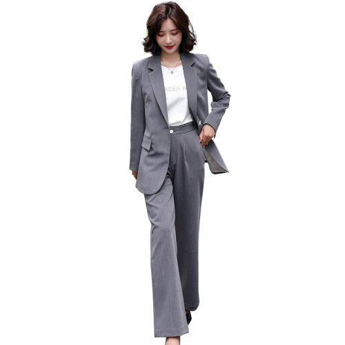 灰色西装外套女职业套装韩版秋2021新款气质小西服女雅佳俏319#,女装西装,雅佳俏