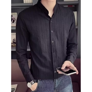 【006】 男士长袖秋修身商务男休闲衬衣服衬衫 A079-CS2042-P41图片