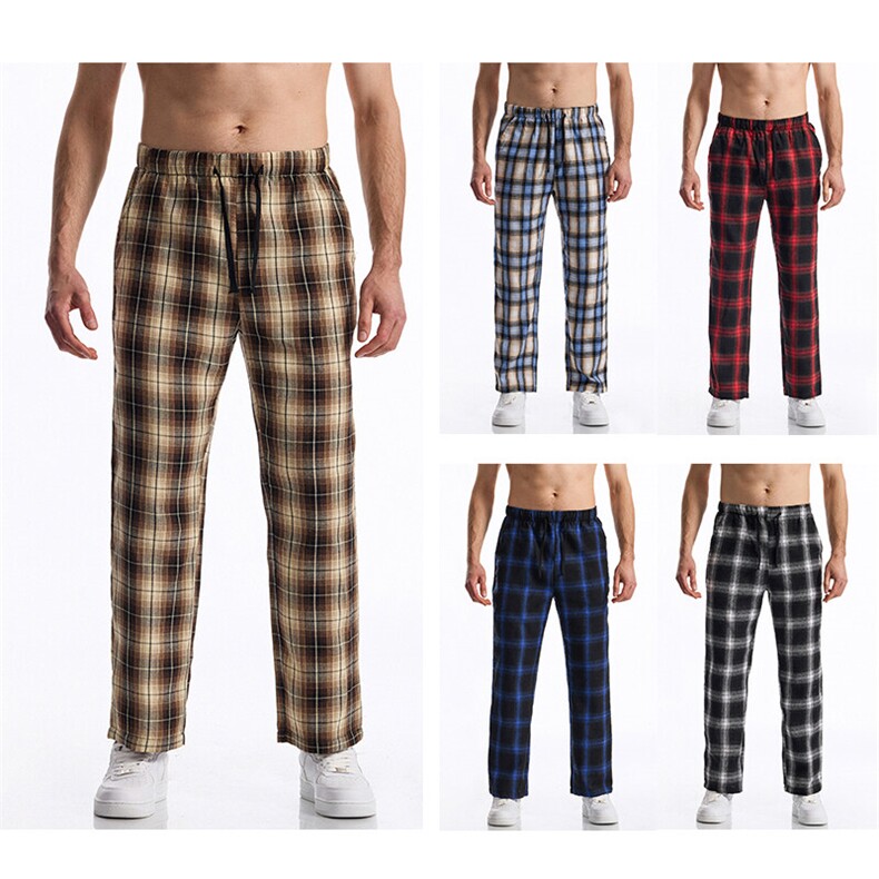 新款男士格子设计休闲裤 JK69P35图片