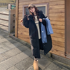 主推有货酷酷的高级黑色羽绒服90绒2B218-D23-P340，控498，女装羽绒服，2B218
