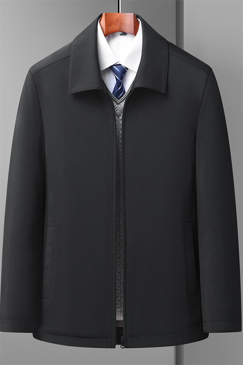 中老年男装翻领商务休闲棉服冬季新款男士加厚保暖爸爸装棉衣外套,男装棉衣,电商B212（原钱塘6029）