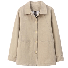 2026春秋季时尚简约显瘦休闲百搭潮流短撞色外套，女装短外套，独衣靓