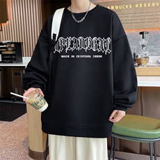 港风供直播抖音得物品质重磅菠萝格圆领宽松男卫衣W2002P45，男装卫衣，电商C408(原B339-1)