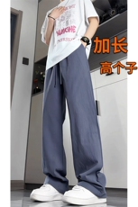190加长高个子亚麻裤子男夏薄款休闲裤115CM运动冰丝棉麻KZ043P55，男装休闲裤，电商B312