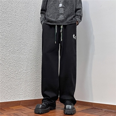 k1036-p48-控68M-5xl港风高阶黄泥黑暗宽松大码牛仔裤，男装牛仔裤，星座116