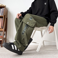 K2555-P45M-8XL2025秋季新款大码纯棉工装裤休闲裤控79，男装工装外套，星座109
