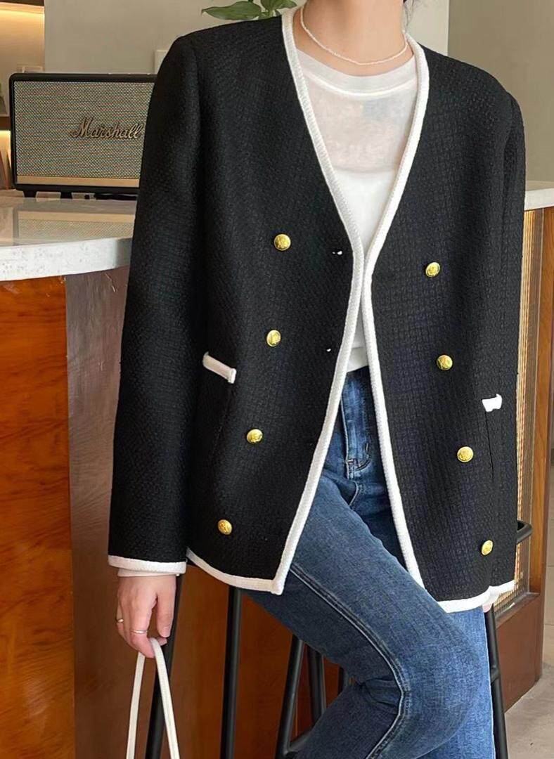 羊毛小香风外套，其它，欧妮卡蒂蔓