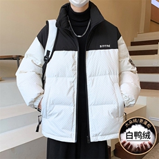 2025冬季新款男士羽绒服冬装白鸭绒加厚棉服宽松外套，男装羽绒服，星座1206（原A206）