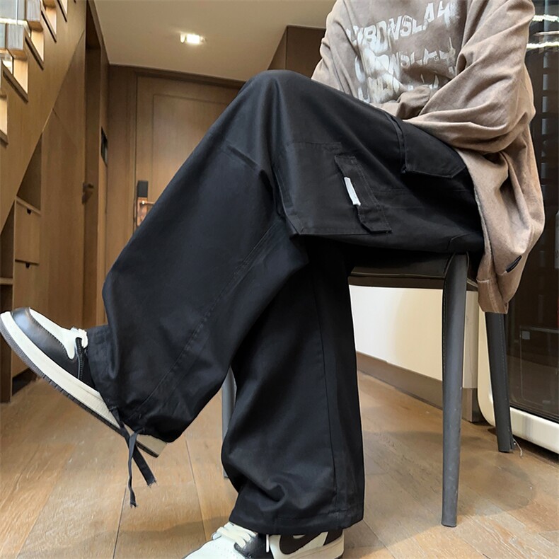 工装裤男士港风休闲运动长裤韩版潮流束脚宽松百搭裤K888-P50,男装工装外套,电商A128