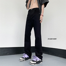 B221美式ins高街暗黑小众修身弹力休闲牛仔裤LK23010-P60控78，男装牛仔裤，电商B221