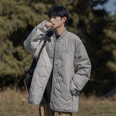 冬新港风大码重工刺绣棒球服男士设计感棉服棉衣保暖外套M52-P145，男装棉衣，电商A001-1