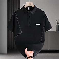 抖音直播高品质休闲简约百搭翻领短袖T恤上衣POLO衫男8833P38，男装T恤，电商B226-2（原B217-2）