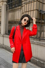 双面貂绒呢外套，其它，新依佳人