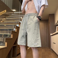 港风休闲裤高街五分裤宽松沙滩裤直通短裤DK208P28，男装休闲裤，星座1204-3