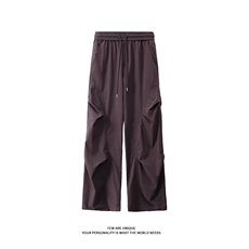高品质加绒休闲裤褶皱宽松户外工装休闲裤男5D2117-TP30不，男装休闲裤，电商A102