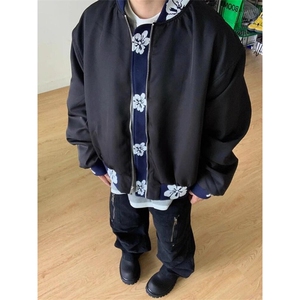 【有货】JK110CC-特P65 花卉拼接短款外套男高级感棒球服夹克图片