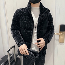 312A-5-602-P128冬季社会小伙立领棉衣韩版潮流棉服A，男装棉衣，星座312A-5