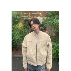 W546-P108新品哈灵顿二代外套男秋春美式潮流复古重磅高级感夹克，男装夹克，星座911-1