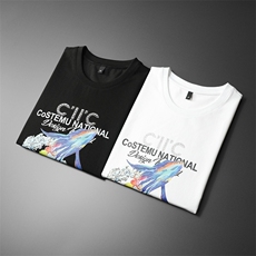 新款品质高端精品欧货夏季男T恤短袖潮流抖音A227B-A-737-P48，男装T恤，电商A227B（原钱塘4066-1）