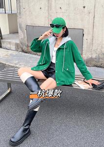 一杭假两件外套 爆图片