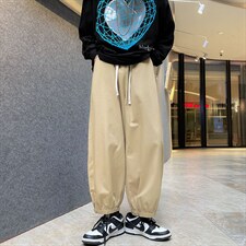 日系潮流工装休闲裤2023夏季新款韩版宽松阔腿裤K3791-P35，男装休闲裤，星座512-2