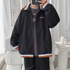 JK3012/P55秋装潮流立领夹克男外套宽松大码上衣服男学生夹克衫，男装夹克，电商A141