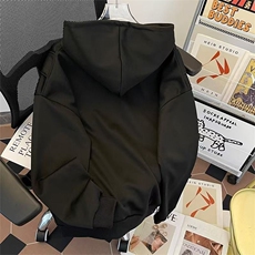 E13-P39春秋高领连帽开衫卫衣男休闲潮牌青少年学生运动，男装卫衣，电商B323A