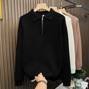 拉链毛衣慵懒高级感冬季羊毛针织衫男MY0882-P55图片