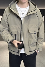 秋季夹克男高品质连帽外套型男商务休闲青年外套男N8817-P95，男装夹克，星座310B-3