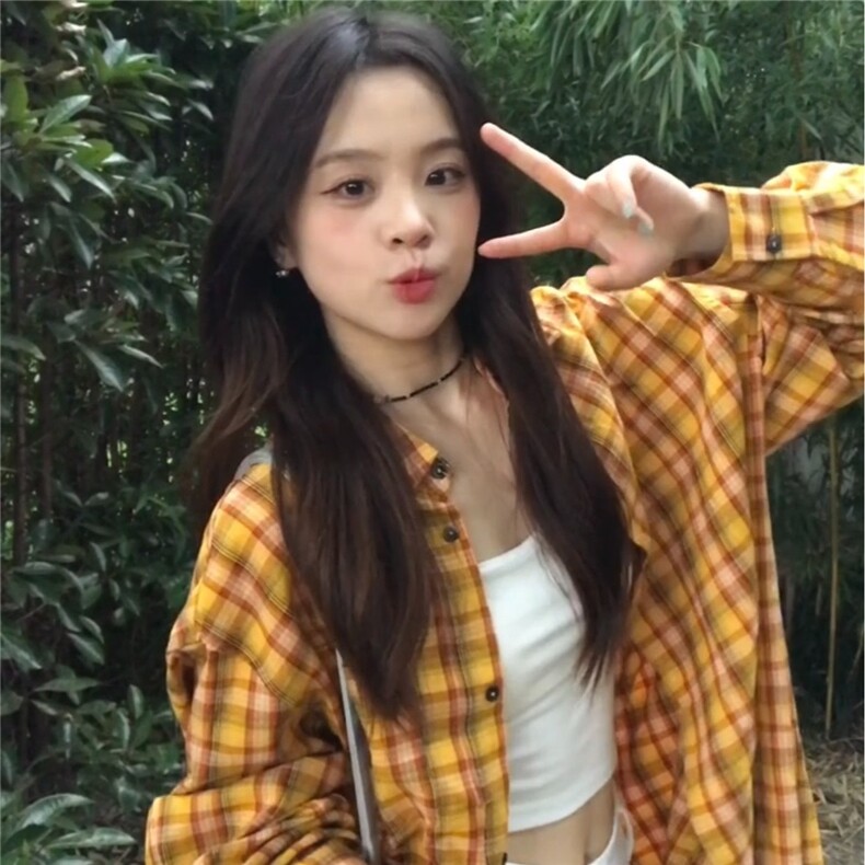 TC795-P45 现货早秋穿搭 学院风宽松慵懒长袖衬衫图片