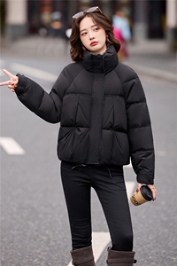 现货面包服女2025年冬季新款女装时尚休闲泡芙羽绒服图片