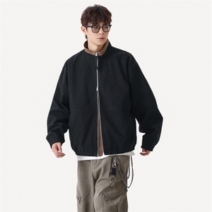美式复古立领外套男士秋季新款休闲夹克JK02568-P86图片