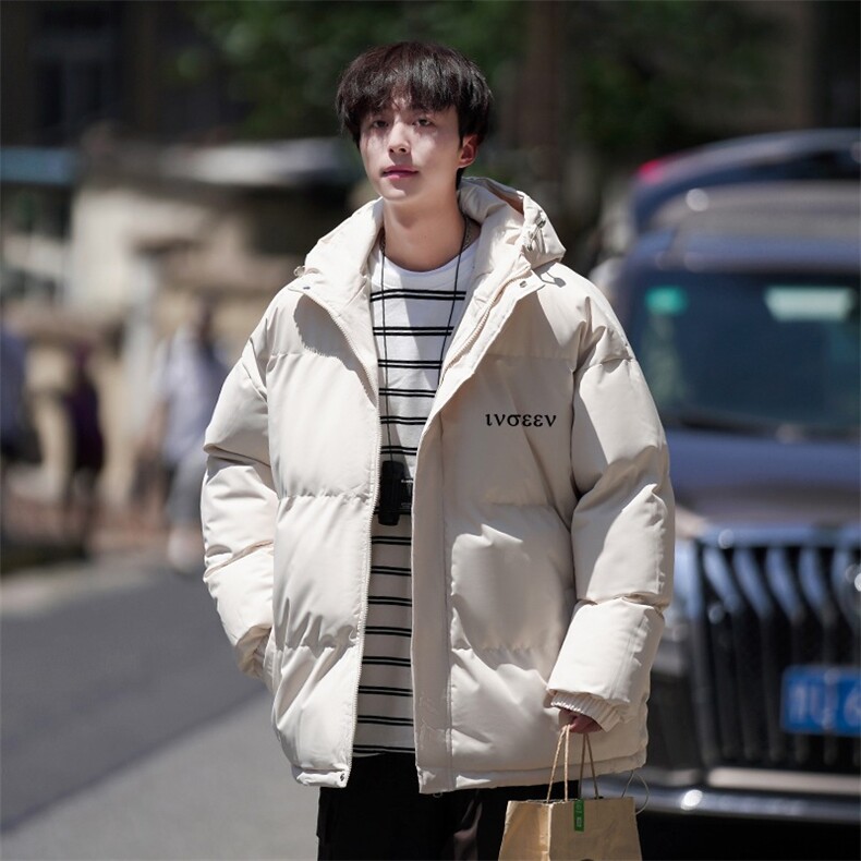 冬羽绒服男棉服连帽微宽松港风青少年学生情侣面包服潮TT8849P92，男装羽绒服，星座1013-5
