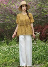 夏季新款苎半裙，上衣，女装半身裙，恋上菲曼