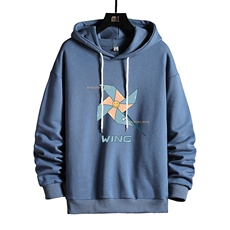 WY2112-P35加绒款-P40纯连帽卫衣男大码运动帽衫宽松薄网格，男装卫衣，电商A040A