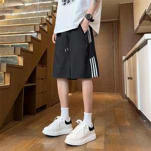 ！2025夏季新款男士冰丝短裤清凉织带运动五分裤DK340特P25