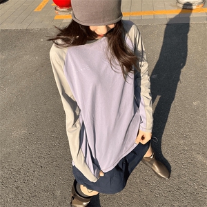 现货 原版做法 对色 带防嗮凉感吊牌 拼接速干长袖男女 A696-P45图片