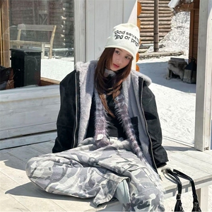 网图PU皮座山雕荔枝纹连帽加绒保暖棉衣男女外套M24988-特P85图片