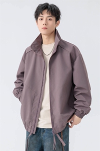 新款硬汉风户外夹克男立领纯色上衣冲锋衣外套A157B-JK7822-P70图片