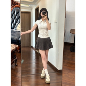 H0865-P35推荐包边拉肩 刺绣正肩修身短袖T恤女图片