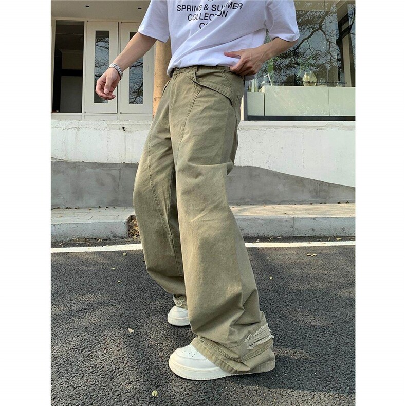 DN802-P65新款美式潮牌复古破洞水洗工装裤男百搭牛仔裤-网图现货,男装牛仔裤,星座603-2