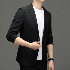 2024春秋季高品质无痕西装男士外套中青年便服单西休闲男装西服，男装西服，钱塘6003（原4033）