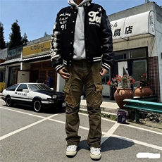 peter自主东洋1991幸运小恶魔棒球服vibe夹棉外套棉服cleamfit男，男装棉衣，星座1210-1