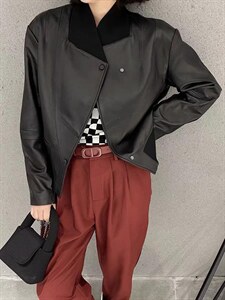 皮衣外套,女装皮衣,卡薇尔