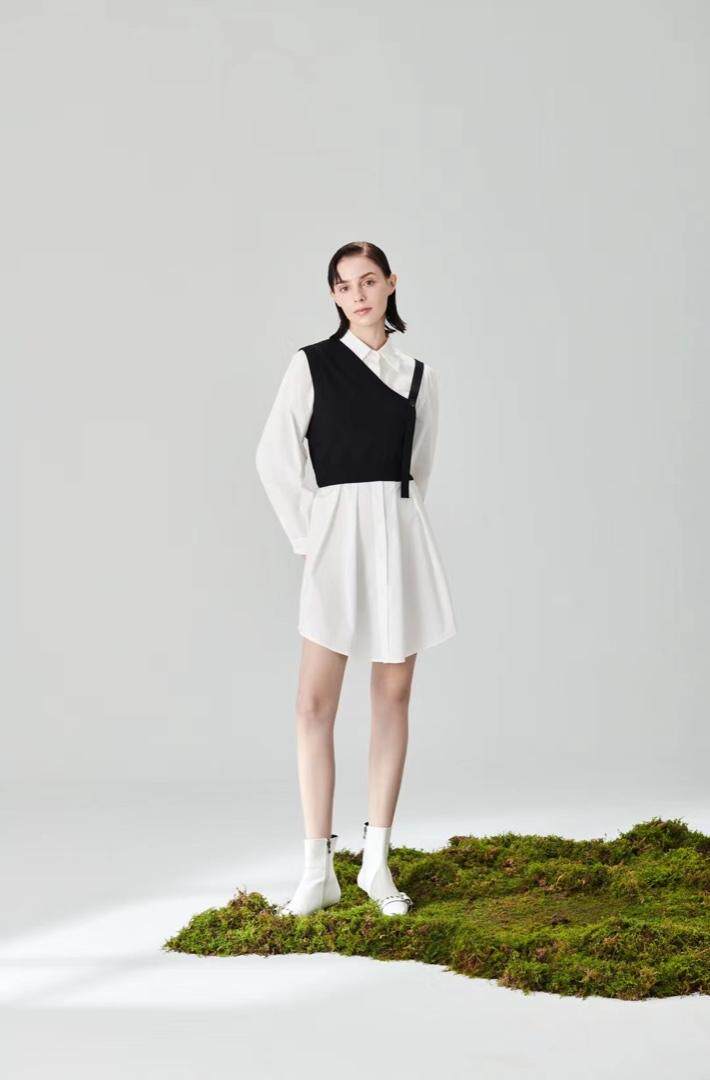 【现货】22春季新款两件套连衣裙，女装连衣裙，"JINI PIUS及加"