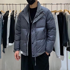 网络图现货美式潮牌男士短款冬季加厚90鸭绒棉服J9718-P95，男装棉衣，星座715-7